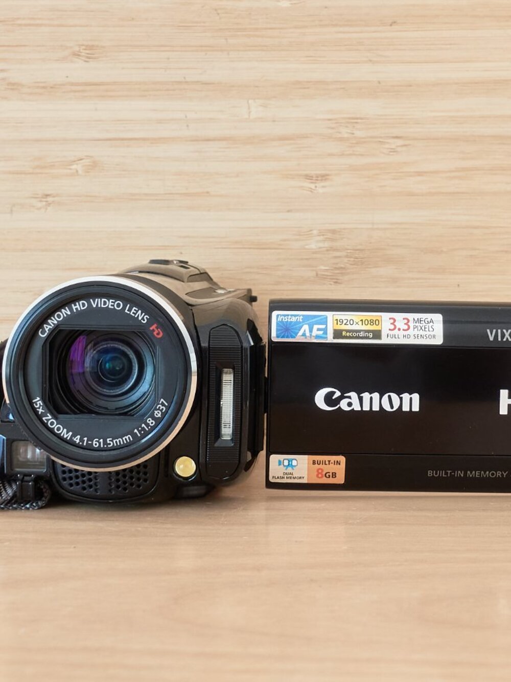 Canon VIXIA HF M30 HD Camcorder 8GB Flash Memory, Tested, Made in Japan